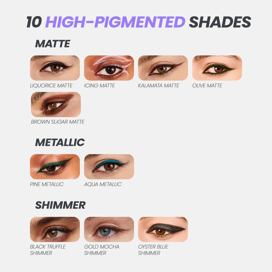 1440 Crayon Eye-Liner Noir Imperméable Longue Tenue – Crayon Eye-Liner (Réglisse)