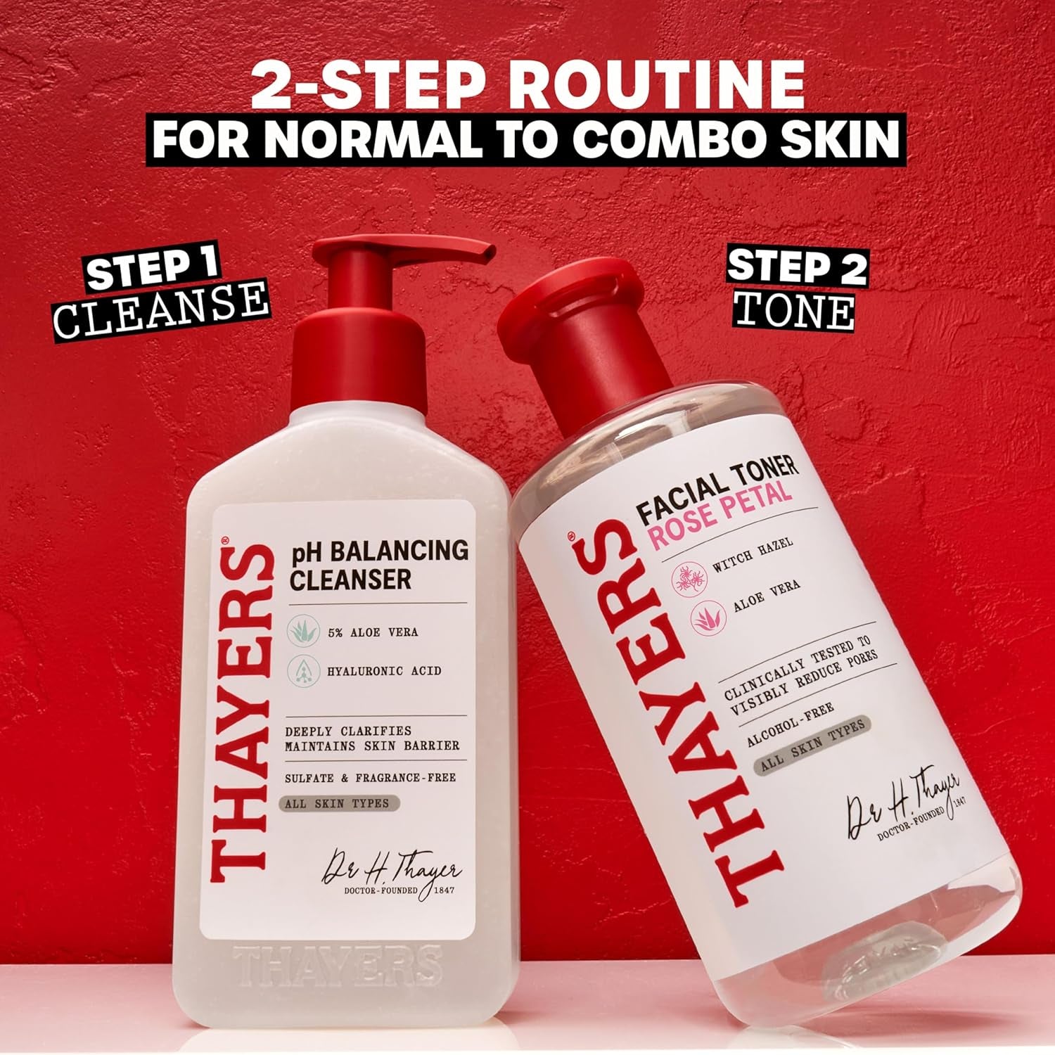 Thayers Lotion Tonique Douce - Pétale De Rose, Hamamélis & Aloe Vera Bio - Hydratation & Pores Resserrés - Sans Cruauté Animale - Sans Alcool - Vegan - 98% D'Ingrédients Naturels - 355 Ml