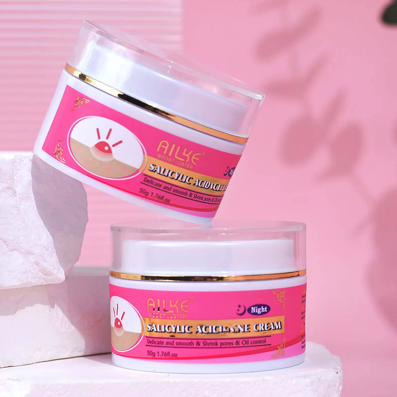 Natural Skin Brightening Set, Clean Darkness, Acne, Stains, Moisturize, Lightening, Smooth, Improve Rough and Dry Skin