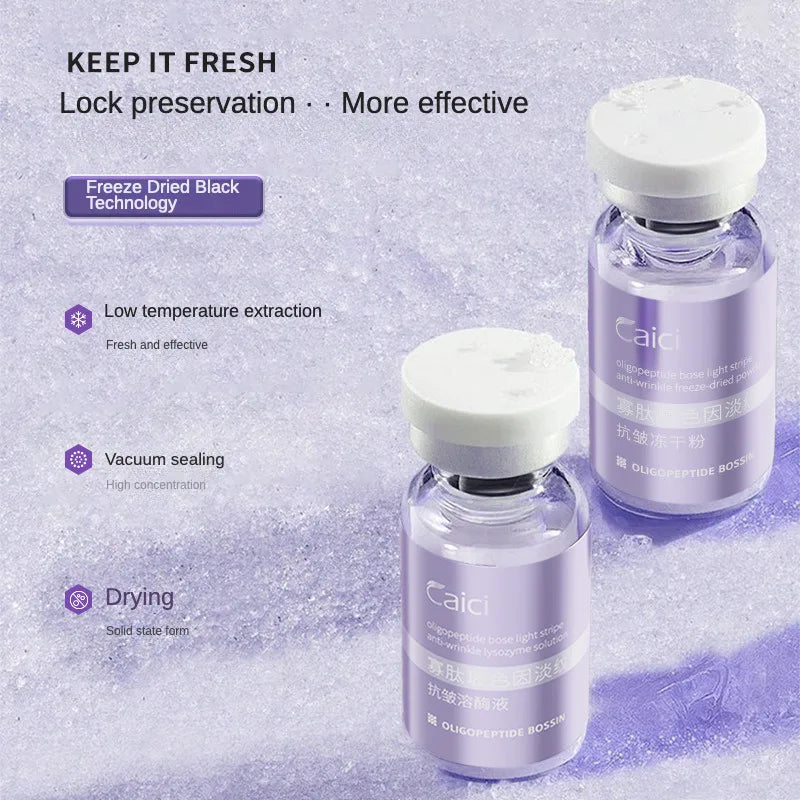 Oligopeptide Hyaluronic Acid Anti-Wrinkle Freeze-Dried Powder Set Anti-Aging Shrink Pores Firming Skin Deep Moisturizing