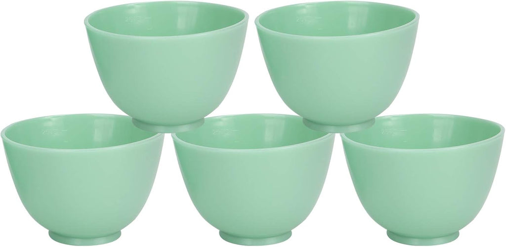 5 Pièces Bols À Masque En PVC, Bricolage Masque Bol De Mélange, Bol Pour Mélanger Un Masque En Poudre, Bols De Masque Facial Réutilisables, Bols Pour Soins Du Visage