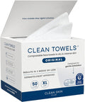 Serviettes Visage XL 100% Biologiques Certifiées USDA, Approuvées Par Les Dermatologues, Anti-Acné Serviettes Jetables Pour Le Visage Et Le Démaquillage, Ultra Douces