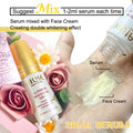 Whitening Face Care Set for All Skin Types, with Glutathione, Nicotinamide, Reduce Dark Spots, Freckles, Even Skin Tone
