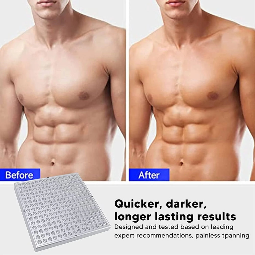 Skin Tanning Light Self Face Body 225Pcs Leds 460Nm Blue Large Area Lighting Face Lamp Hanging Use Skin Light Sun Light Machine