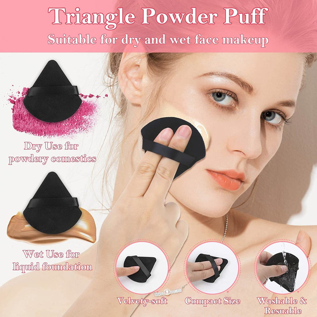 Kit D'Applicateurs De Maquillage Jetables Avec Palette De Mélange Triangulaire, Fournitures D'Artiste, Baguettes À Mascara Jetables, Pinceaux À Lèvres, Pinces À Cheveux, Houppettes À Poudre Pour Le