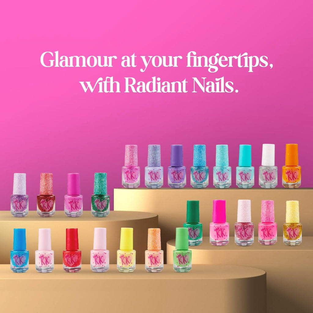 Kreativekraft Calendrier De L'Avent 2025 Fille Calendrier Compte À Rebours Noel Beauté Vernis À Ongles Pelable Maquillage Cadeau Pour Fille (Vernis)
