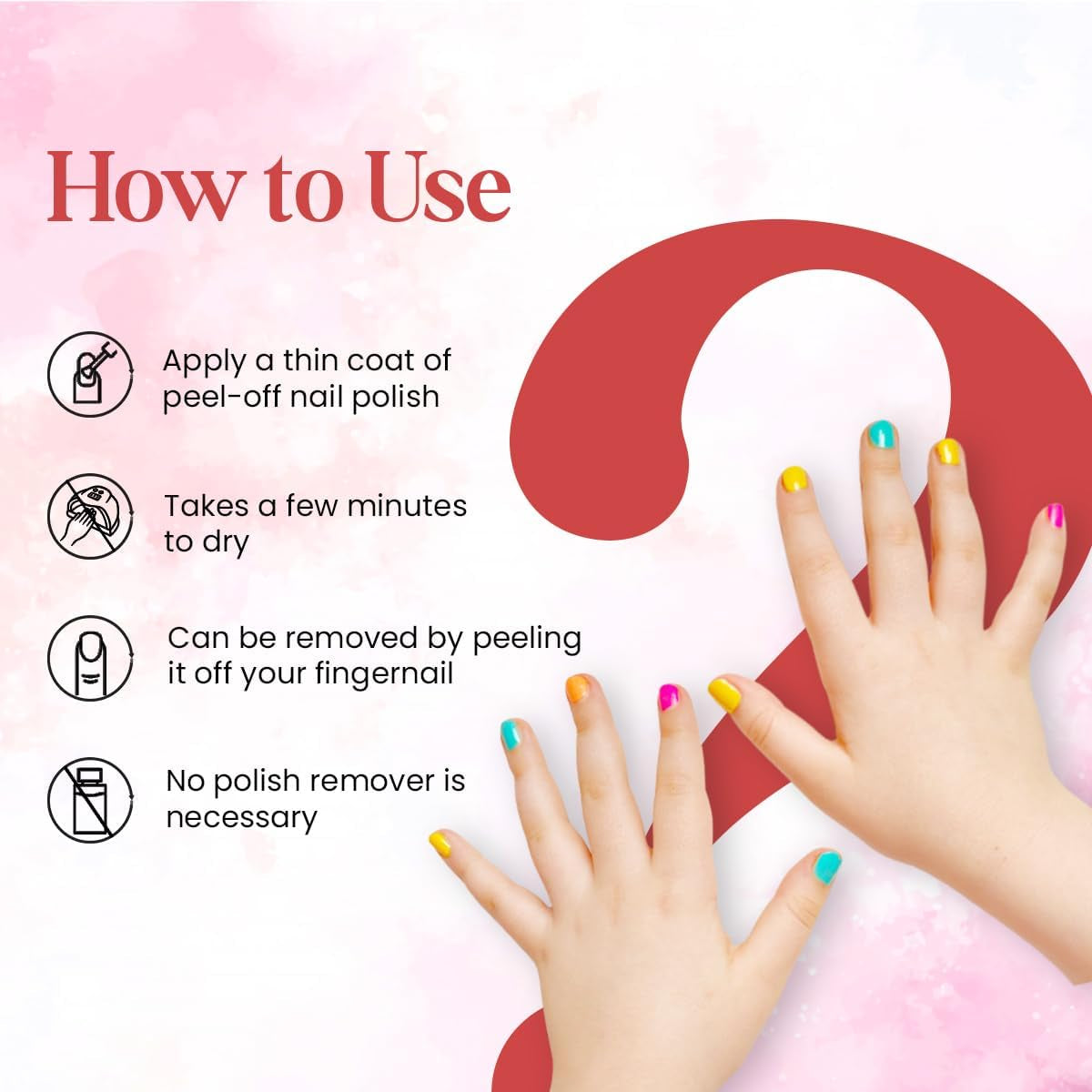 Kreativekraft Calendrier De L'Avent 2025 Fille Calendrier Compte À Rebours Noel Beauté Vernis À Ongles Pelable Maquillage Cadeau Pour Fille (Vernis)