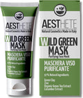 250Ml Masque Point Noir Visage Pour Femme Et Homme Avec Argile Verte Et Zinc - Stimolante Collagene - Hydratant, Purifiant, Bio - Maxi Format - Régulateur De Sébum - Anti-Imperfections & Pores Dilatés