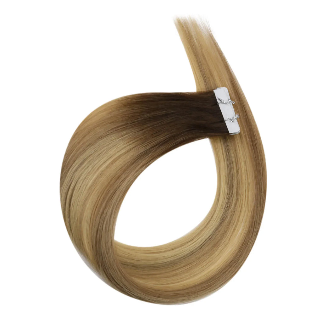 Invisible Injection Tape in Hair Extension Real Human Hair Brazilian Virgin Seamless High Quality Injected Hair Extension