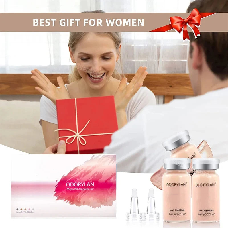 8Ml BB Cream Face Serum Ampoule Essence Kit Moisturizing Sunscreen Foundation Beauty Skin Care