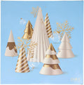 Beauty Advent Calendar '3D Christmas Trees' - 24 Surprises for Make-Up and Styling in Traditional Door Advent Calendar with Vegan Cosmetics