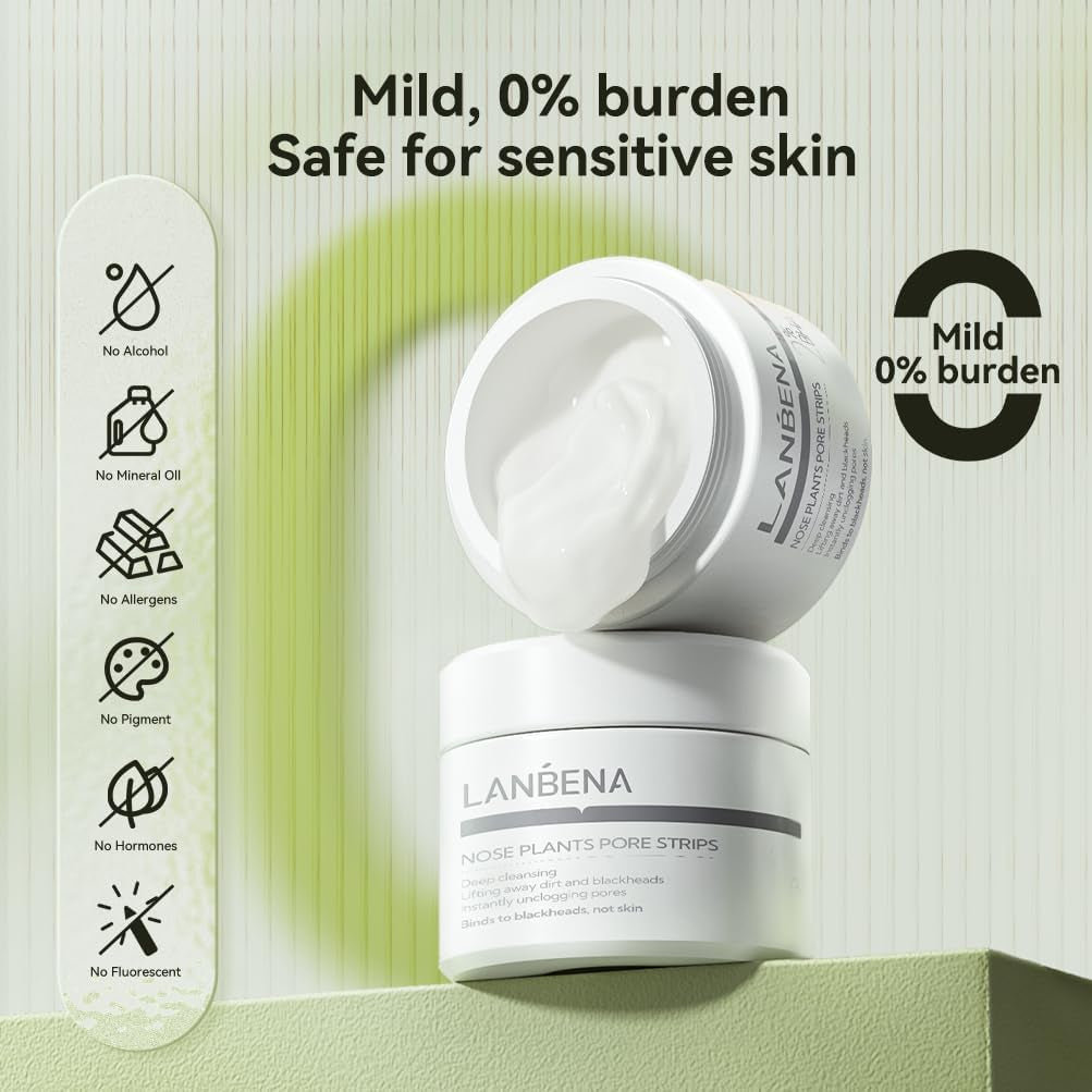 Mererke Pretty Décapant De Tête Noire Masque Facial Charbon De Bois Masque Pour Pores Nettoyant Masque Nasal 1,06 Oz