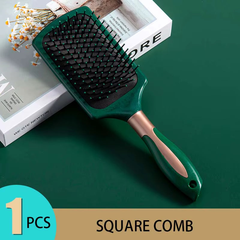 KLINA Hair Massage Air Cushion Comb Brush Scalp Hairbrush Detangle anti Static Salon SPA Hairdressing Styling Tool Oval Round