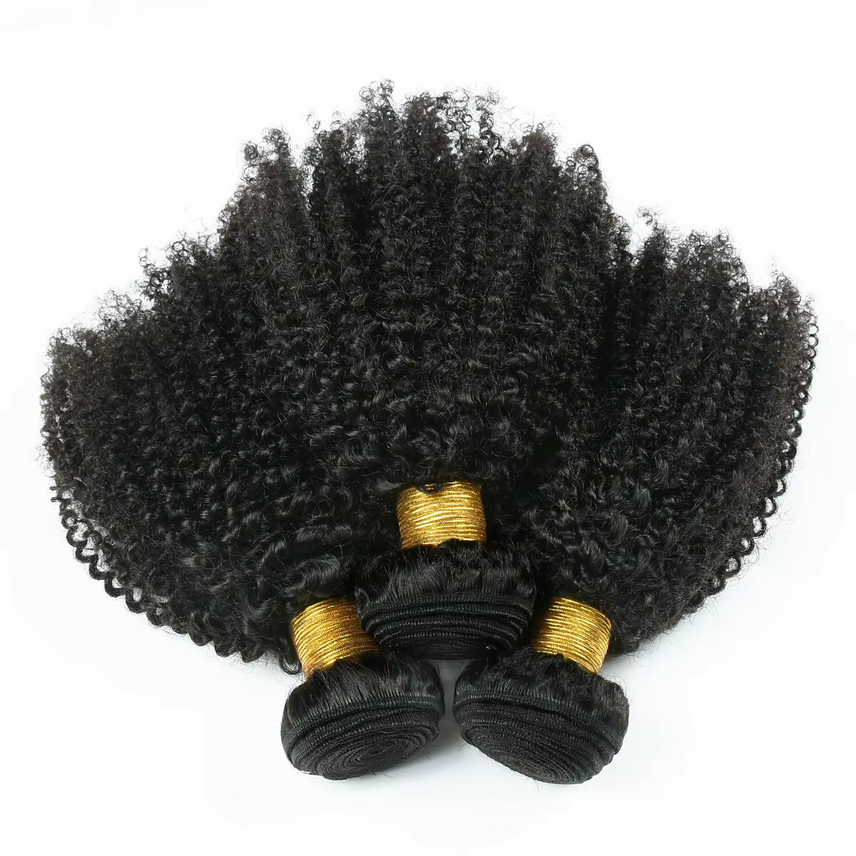 Afro Kinky Curly Bundles Deal Brazilian Afro Kinky Human Hair Weaving 3C/4A Hair Extensions Spot Goods Afro Hair Weave for Women