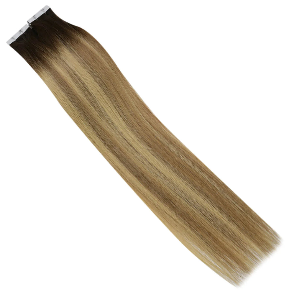 Invisible Injection Tape in Hair Extension Real Human Hair Brazilian Virgin Seamless High Quality Injected Hair Extension