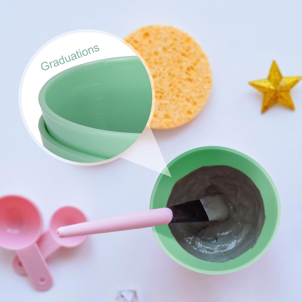 5 Pièces Bols À Masque En PVC, Bricolage Masque Bol De Mélange, Bol Pour Mélanger Un Masque En Poudre, Bols De Masque Facial Réutilisables, Bols Pour Soins Du Visage