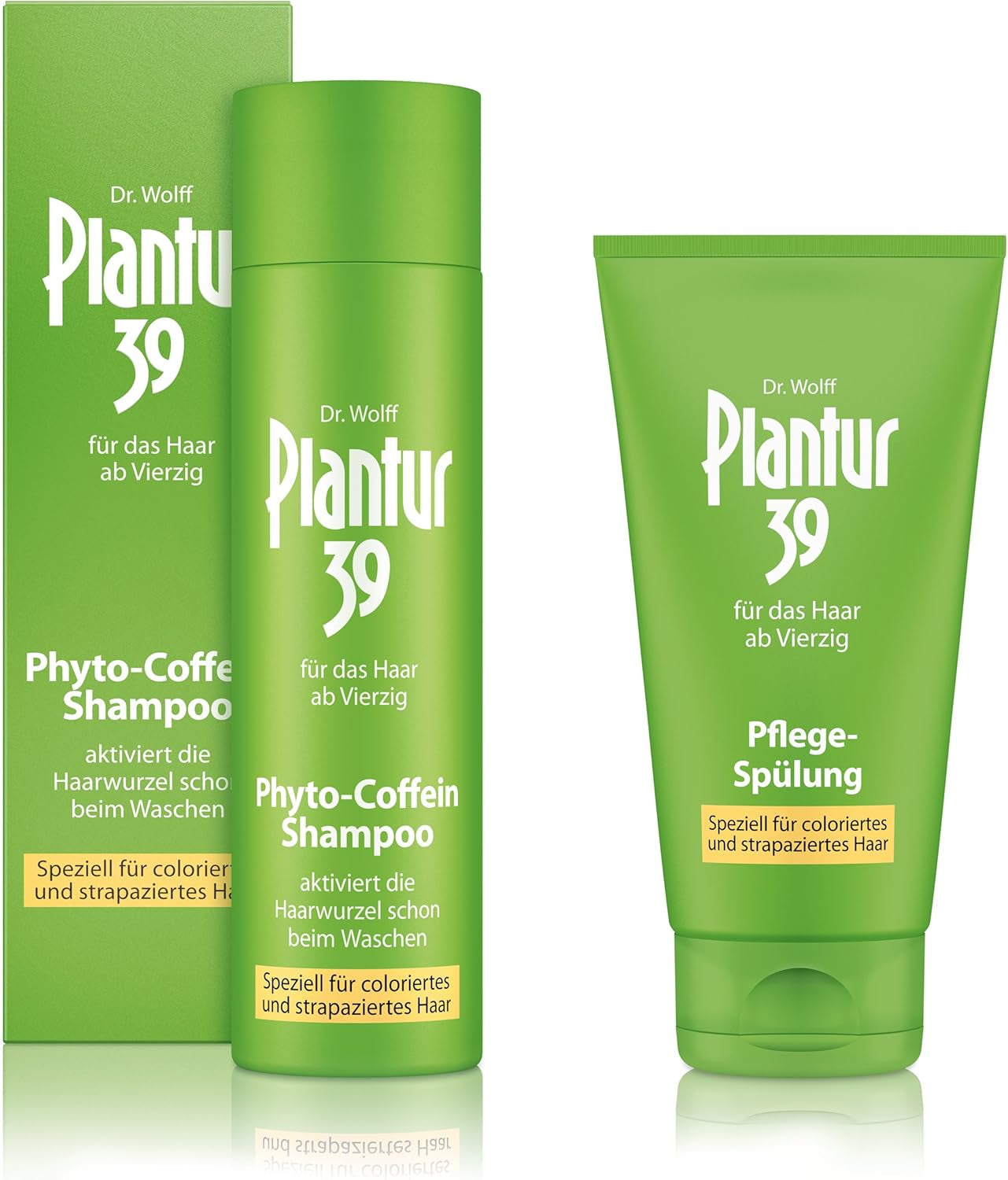 Plantur 39 Phyto Caféine Shampoing 250 Ml Et Après-Shampoing 150 Ml | Produits Pour Cheveux Colorés Et Abîmés | Prévient Et Réduit La Perte De Cheveux | Traitement anti Chute De Cheveux Femme
