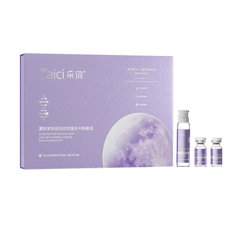 Oligopeptide Hyaluronic Acid Anti-Wrinkle Freeze-Dried Powder Set Anti-Aging Shrink Pores Firming Skin Deep Moisturizing