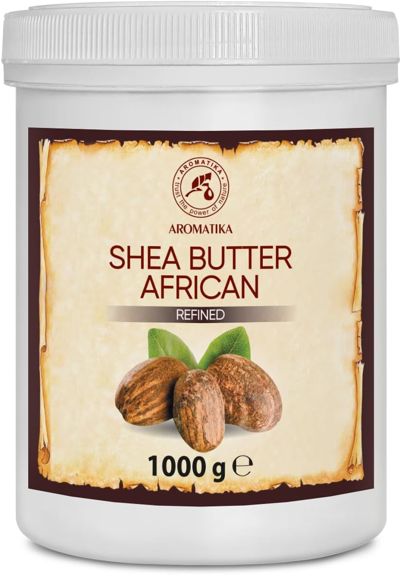 Beurre De Karité 1000G - Butyrospermum Parkii - Naturel - Raffiné - Huile Pour Corps - Cheveux - Peau - Ongles - Soins Du Visage