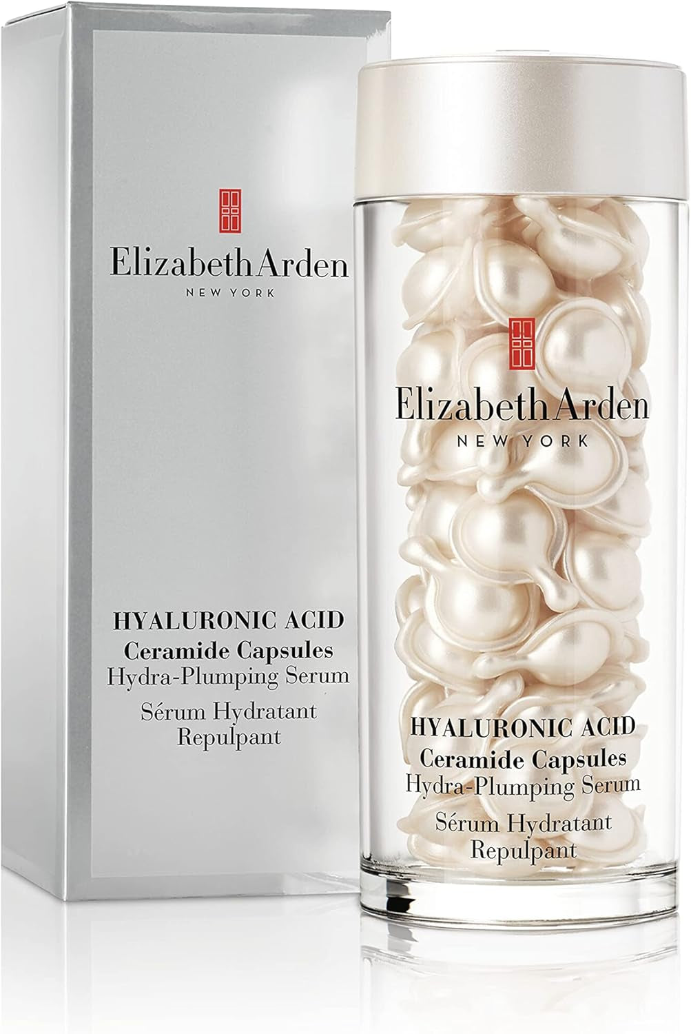 - Hyaluronic Acid Ceramide Capsules - Soin Skincare Anti-Âge - Sérum Pour Le Visage Hydratant & Repulpant - Repulpe, Lisse Et Assouplit La Peau
