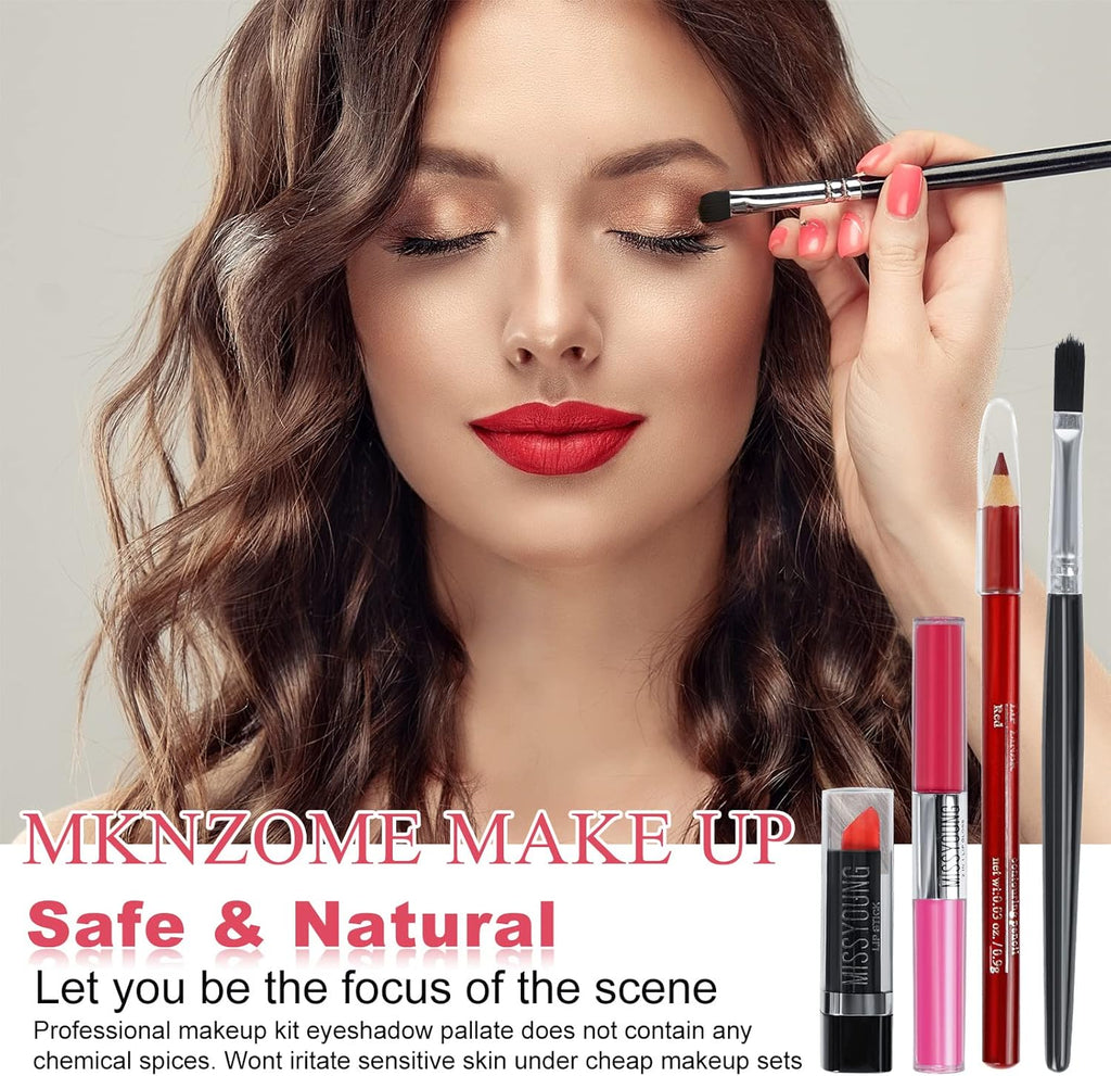 Kit De Maquillage Complet, Polyvalent Ensemble-Cadeau De Cosmétique Avec Fard À Paupières Palette Correcteur Fard À Joues Rouge À Lèvre Pour Femme, Tout-En-Un Mallette De Maquillage Beauté Set#2
