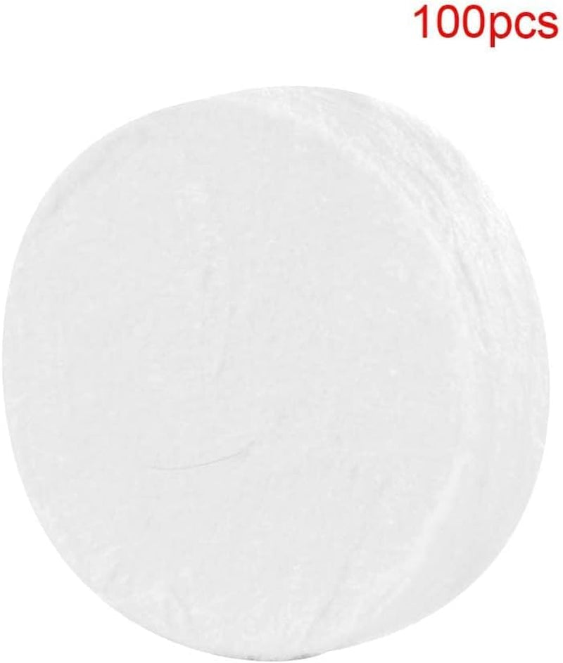 100 Pièces De Masque Facial De Soins, Masque Facial De Beauté Femme Coton Diy Facial Sheet Masks Masque Facial En Coton Blanc Masque Facial De Compression Jetable Pour Le Soin De La Peau