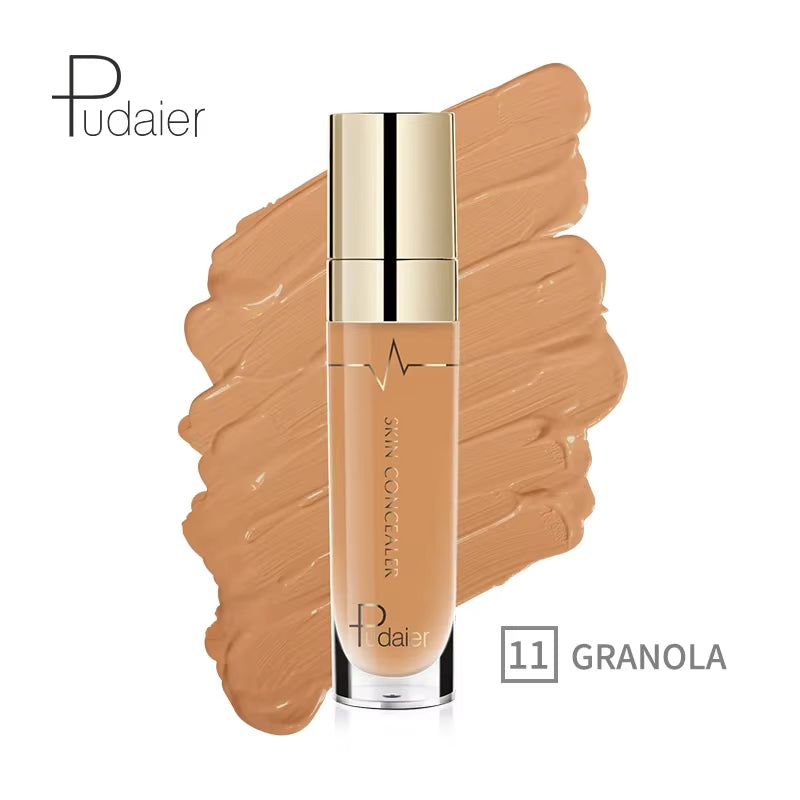 Face Contour Concealer Liquid Waterproof Full Coverage Foundation Corrector Palette Base Professional Makeup for Dark Skin