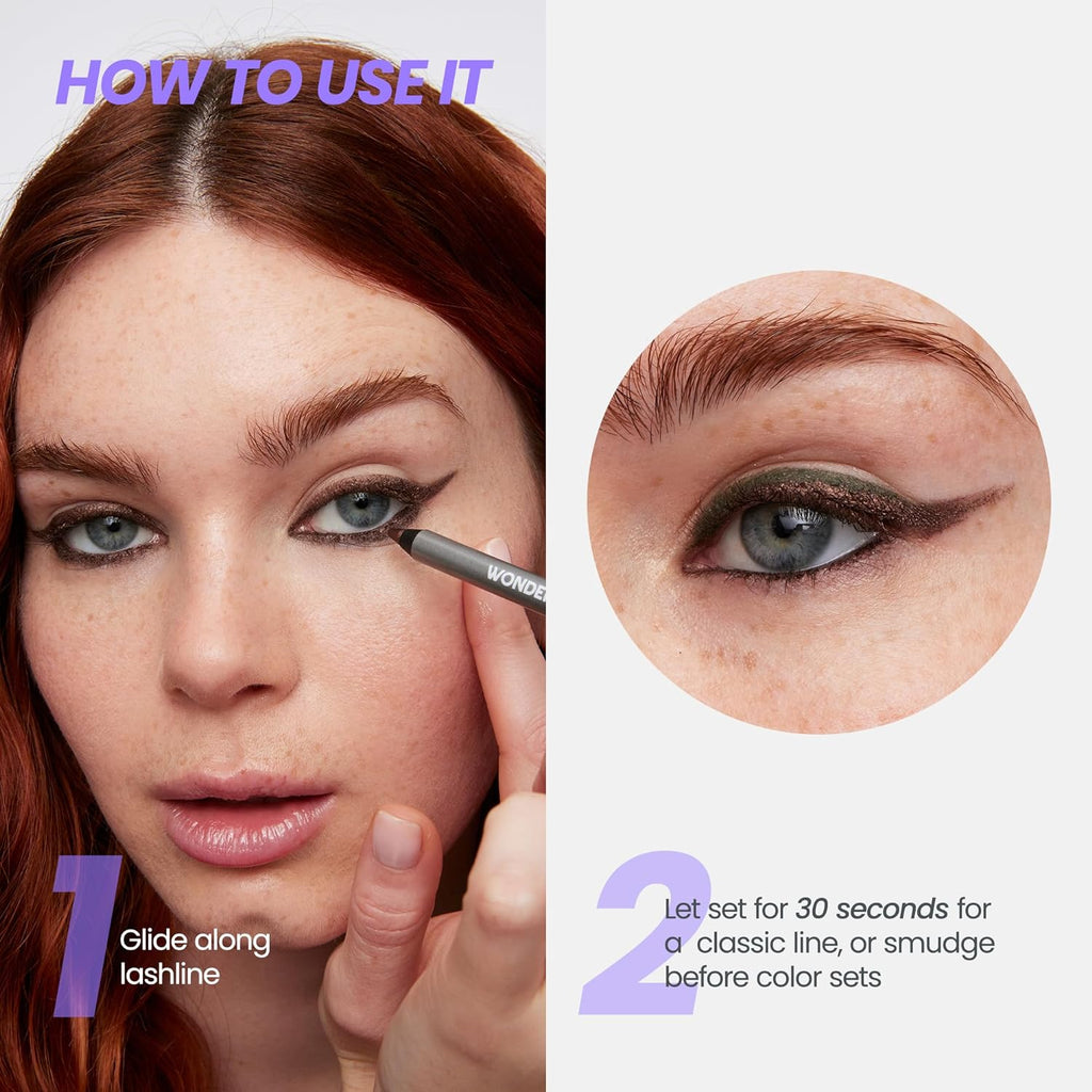 1440 Crayon Eye-Liner Noir Imperméable Longue Tenue – Crayon Eye-Liner (Réglisse)