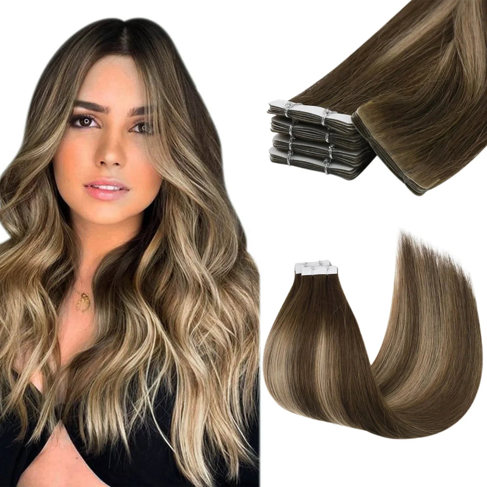 Invisible Injection Tape in Hair Extension Real Human Hair Brazilian Virgin Seamless High Quality Injected Hair Extension
