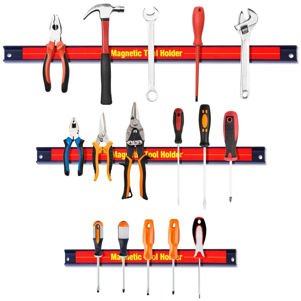 Porte-Outil Magnétique 8" 12" 18" 60Cm Multi-Longueurs Au Choix Rail Mural Titulaire Pour Garage