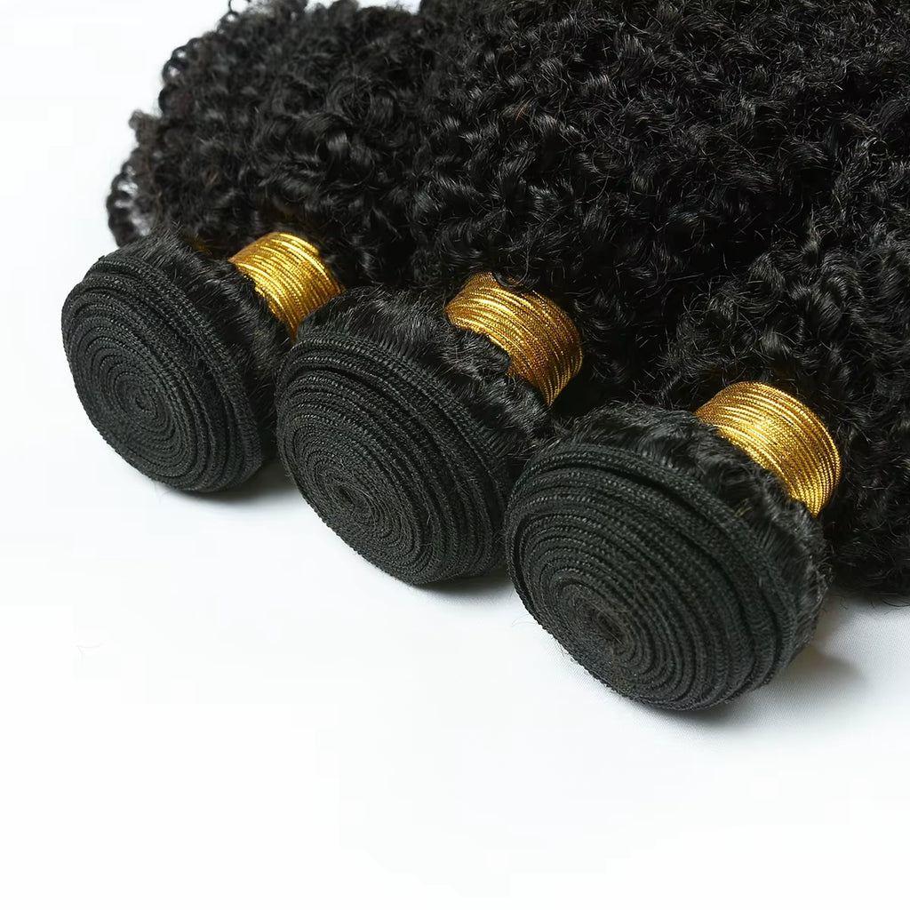 Afro Kinky Curly Bundles Deal Brazilian Afro Kinky Human Hair Weaving 3C/4A Hair Extensions Spot Goods Afro Hair Weave for Women