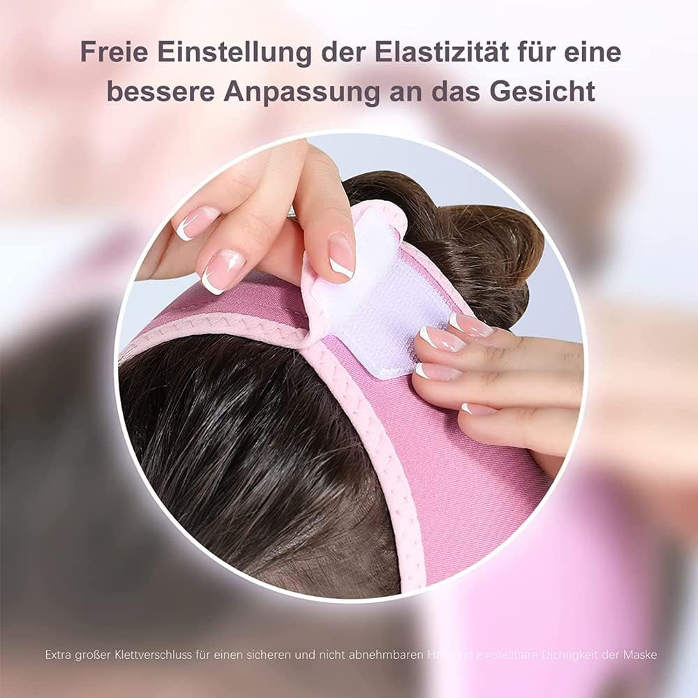 Amincissant De Bandage Lifting Pour Le Visage V Line Masque,Masque Minceur En Forme De V Lifting Masque Visage,Minceur Visage,Masque Anti-Rides Pour Double Menton Et Peau Affaissée(Rose)