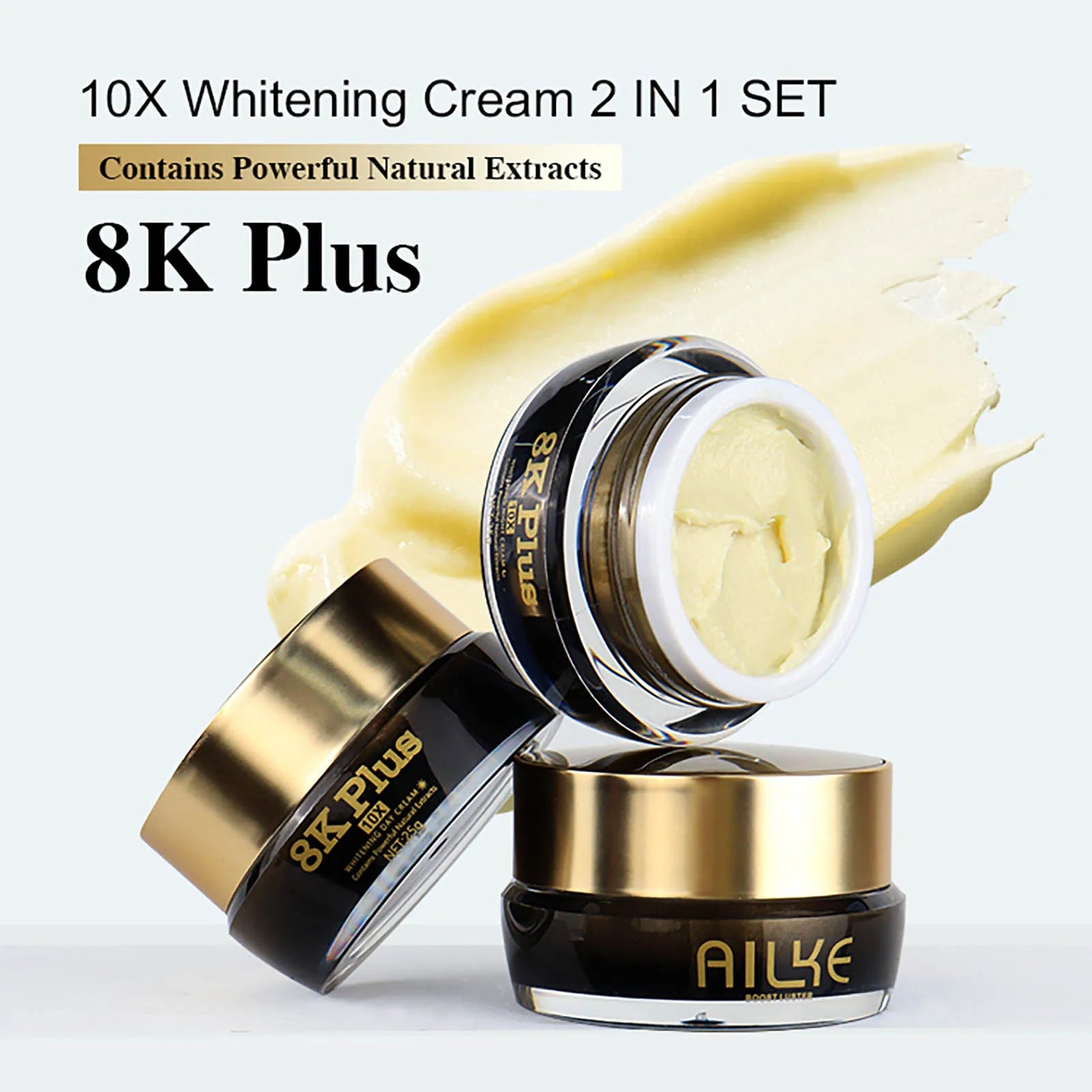 Whitening Face Cream, Reduce Dark Spots, Sun Spots, Melanin, with Collagen, Glutathione, Even Skin Tone for All Skin Types
