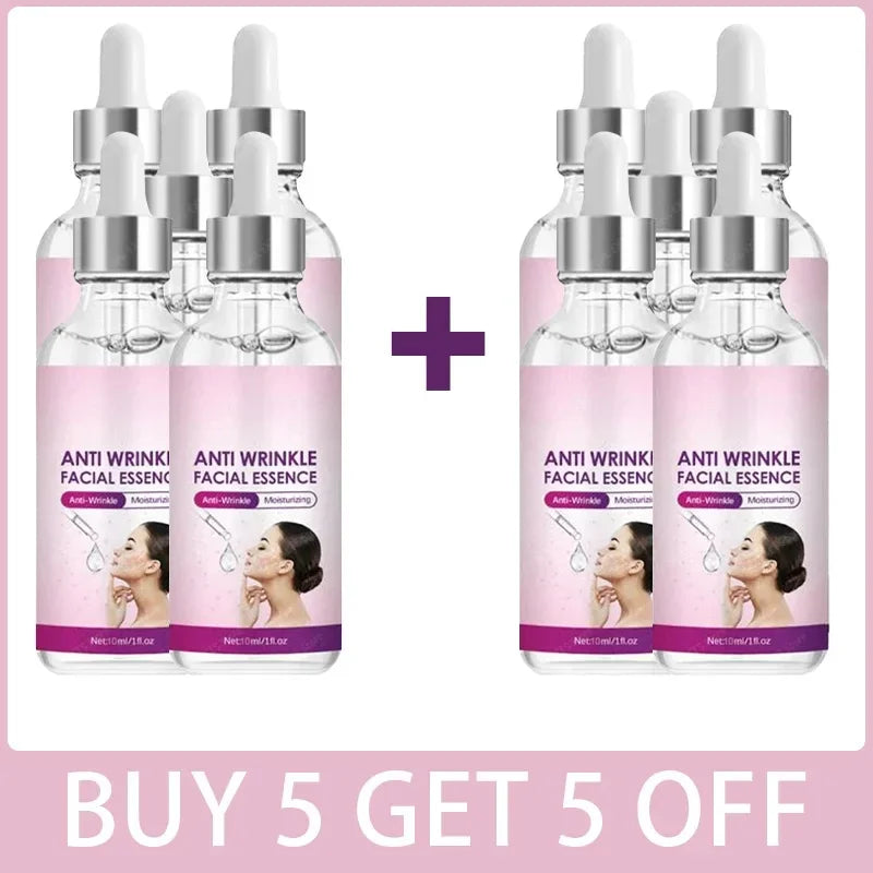 Moisturizing Facial Essence Anti-Wrinkle Facial Serum to Remove Fine Lines around the Eyes Feet Neck Wrinkles Serum Facial