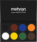 Paradise Makeup AQ - Palette De 8 Couleurs (Basic) | Palette De Peintures Corporelles Et Visage Magnétiques Rechargeables | Maquillage Professionnel Pour Costumes, SFX, Halloween Et Cosplay