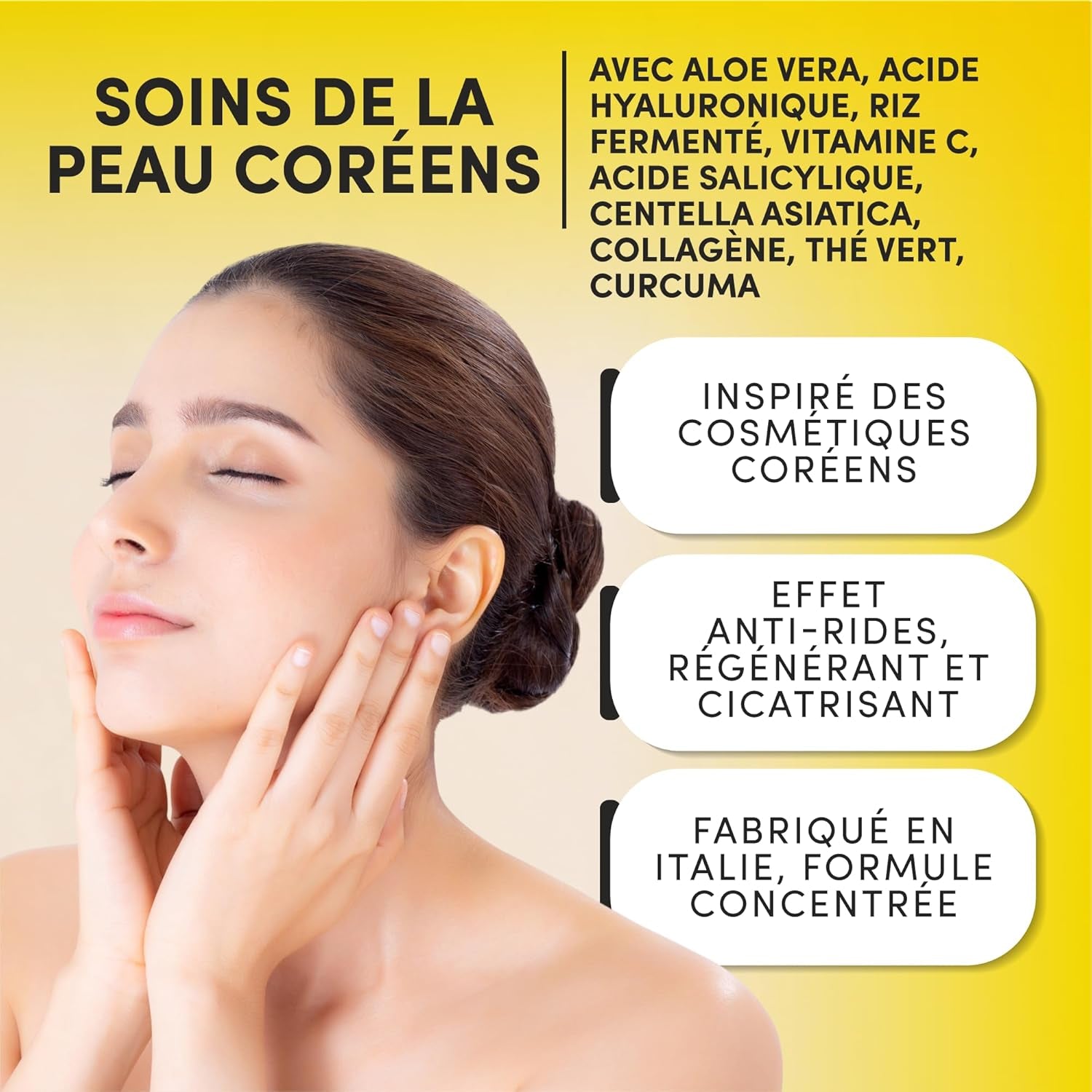 Creme Visage 85% Bave D'Escargot, Acide Hyaluronique, Vitamine E, Beurre De Karité, Aloe Vera - Anti-Rides Puissant, Hydratante, Anti-Cerne - Homme & Femme - Jour & Nuit - 100Ml - FITOATTIVI