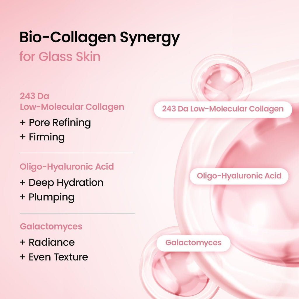 Bio-Collagen Masque Profond Réel, Masque Hydrogel, Minimisation Des Pores, Amélioration De L'Élasticité, Skincare Coréenne| 34 G (1,19 Oz) X 4 Pièces