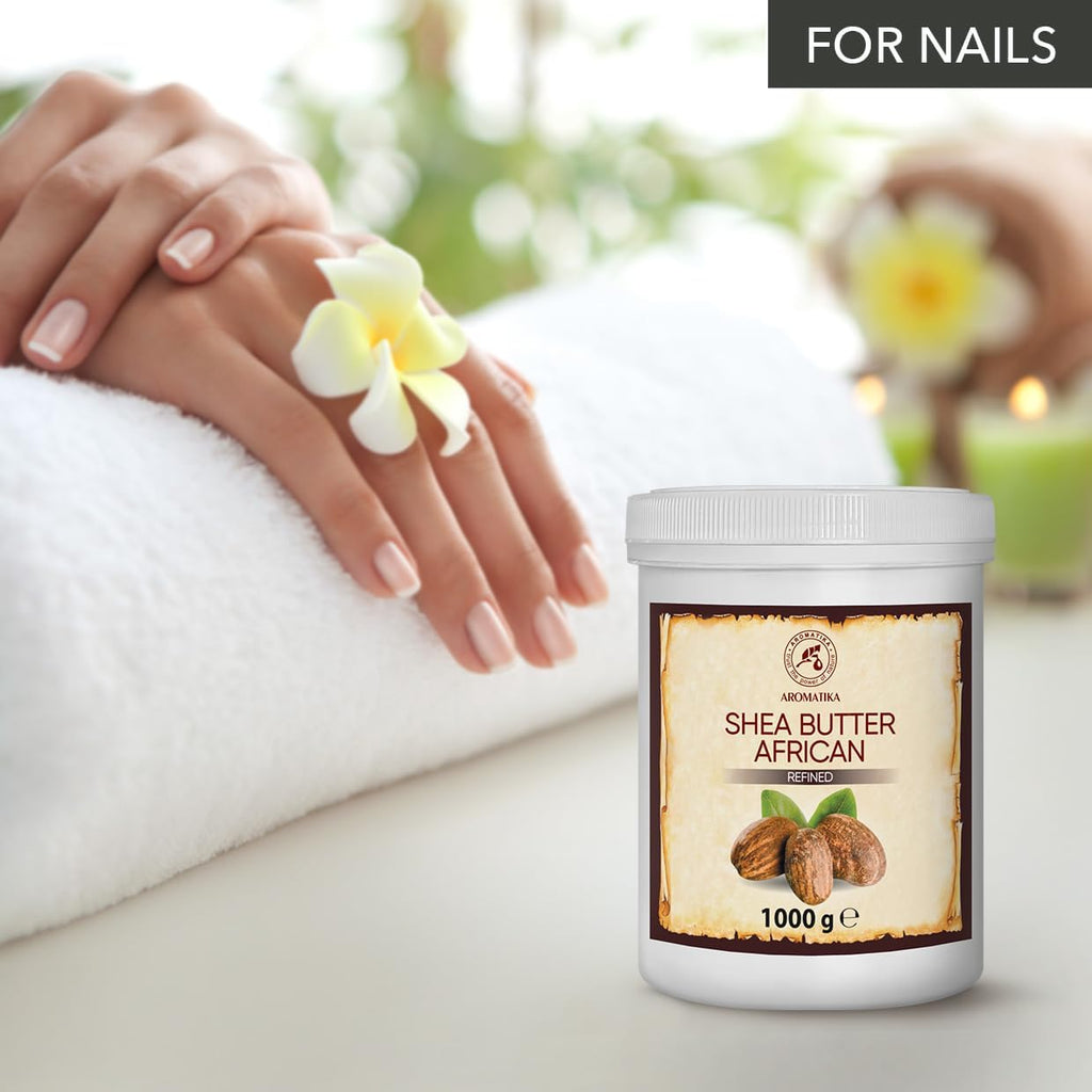 Beurre De Karité 1000G - Butyrospermum Parkii - Naturel - Raffiné - Huile Pour Corps - Cheveux - Peau - Ongles - Soins Du Visage