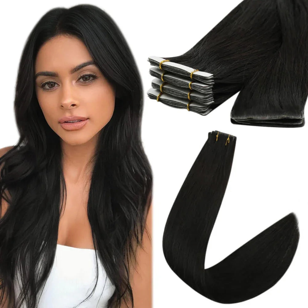 Invisible Injection Tape in Hair Extension Real Human Hair Brazilian Virgin Seamless High Quality Injected Hair Extension