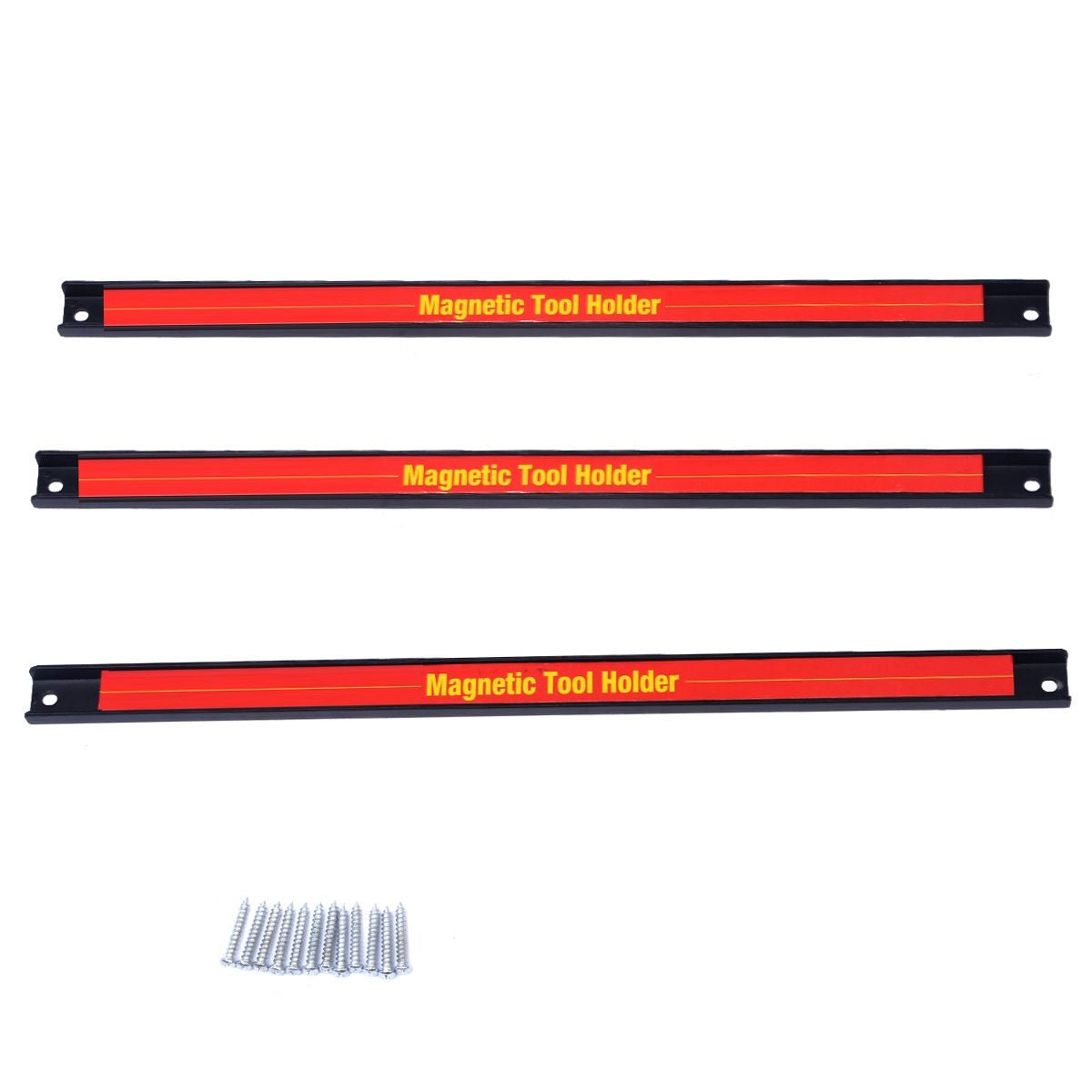 Porte-Outil Magnétique 8" 12" 18" 60Cm Multi-Longueurs Au Choix Rail Mural Titulaire Pour Garage