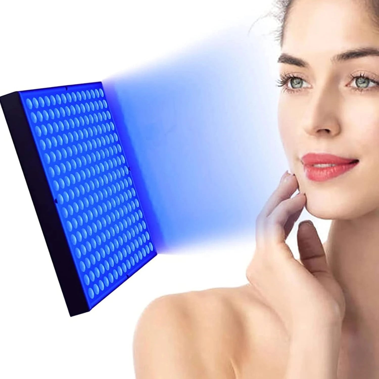 Skin Tanning Light Self Face Body 225Pcs Leds 460Nm Blue Large Area Lighting Face Lamp Hanging Use Skin Light Sun Light Machine