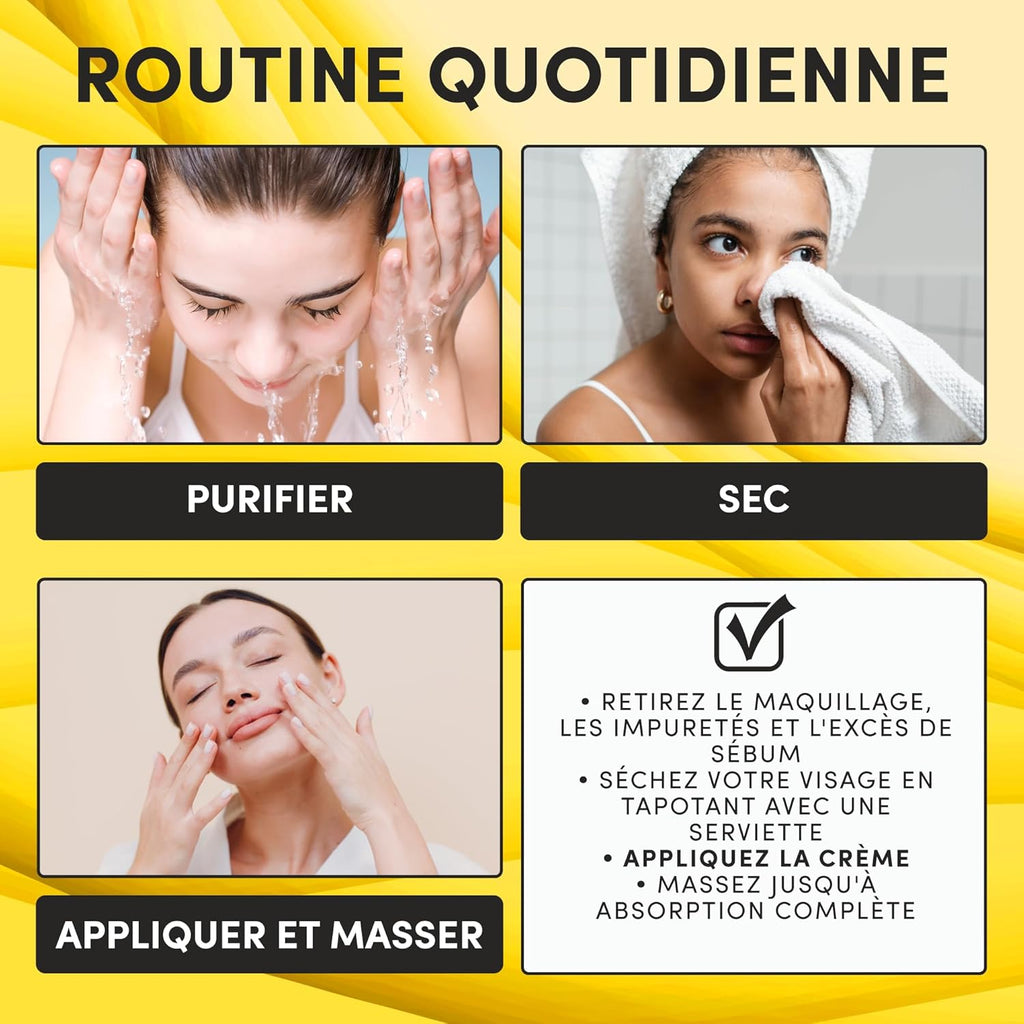 Creme Visage 85% Bave D'Escargot, Acide Hyaluronique, Vitamine E, Beurre De Karité, Aloe Vera - Anti-Rides Puissant, Hydratante, Anti-Cerne - Homme & Femme - Jour & Nuit - 100Ml - FITOATTIVI