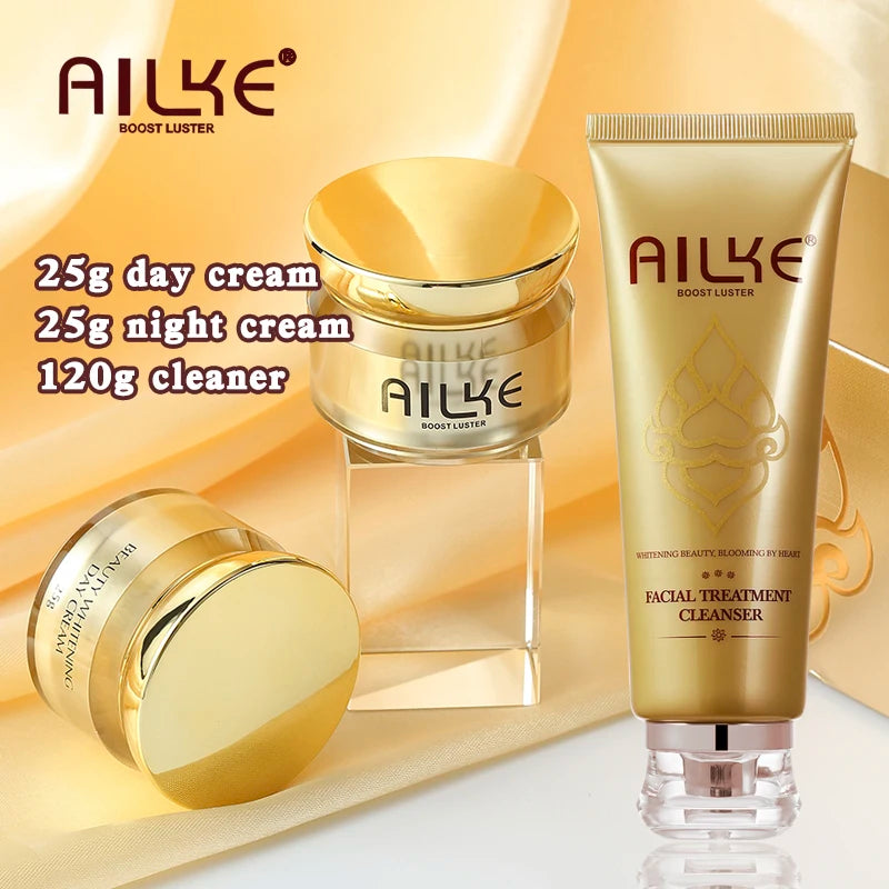 Whitening Face Care Set for All Skin Types, with Glutathione, Nicotinamide, Reduce Dark Spots, Freckles, Even Skin Tone