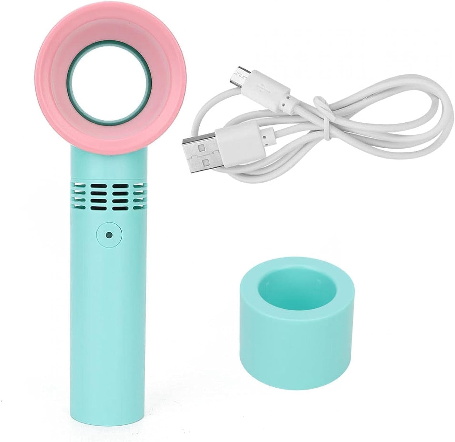 Mini Sèche Cils Sans Lame, Ventilateur Portable Rechargeable Par Usb Pour Extensions De Cils, Climatisation Essentielles a Main Cils/Maquillage/Enfants Fan Portatif Silencieux Extérieur, Intérieur