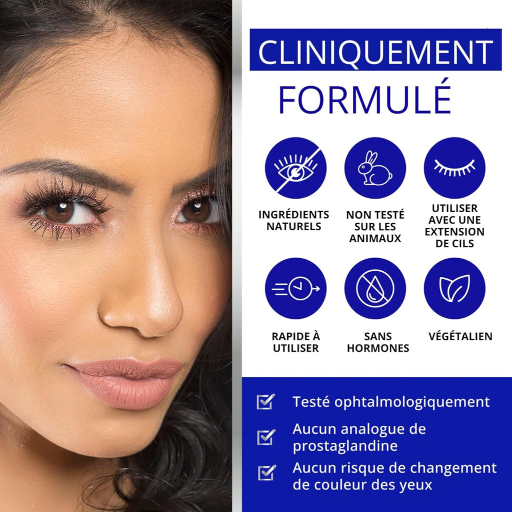 SERUM CILS CROISSANCE 3Ml + SERUM SOURCILS POUSSE 5Ml – Duo Sérum Naturel Croissance E Pour Regard Intense – Longueur Des Cils Et Densité Des Sourcils – Femmes Et Hommes –
