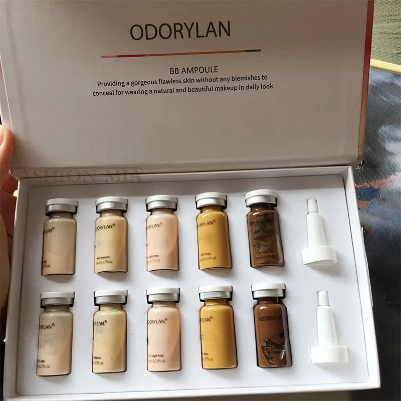8Ml BB Cream Face Serum Ampoule Essence Kit Moisturizing Sunscreen Foundation Beauty Skin Care