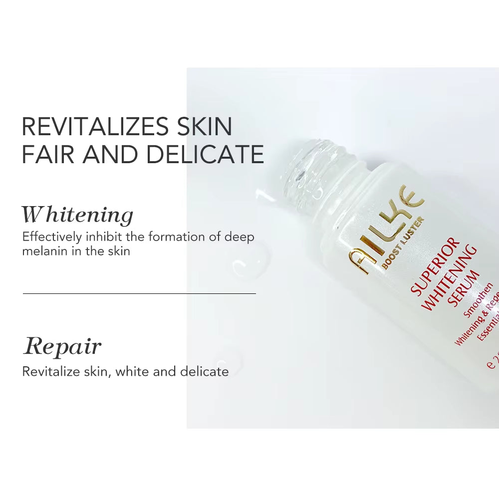 Whitening Face Care Set for All Skin Types, with Glutathione, Nicotinamide, Reduce Dark Spots, Freckles, Even Skin Tone