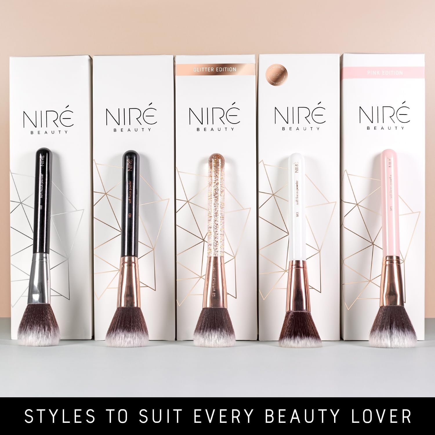 Beauty Kit Artiste 15Pcs : Kit De Pinceaux De Maquillage Professionnel Et Leur Étuis De Rangement. Inclus : Éponge De Maquillage Et Brosse Nettoyante