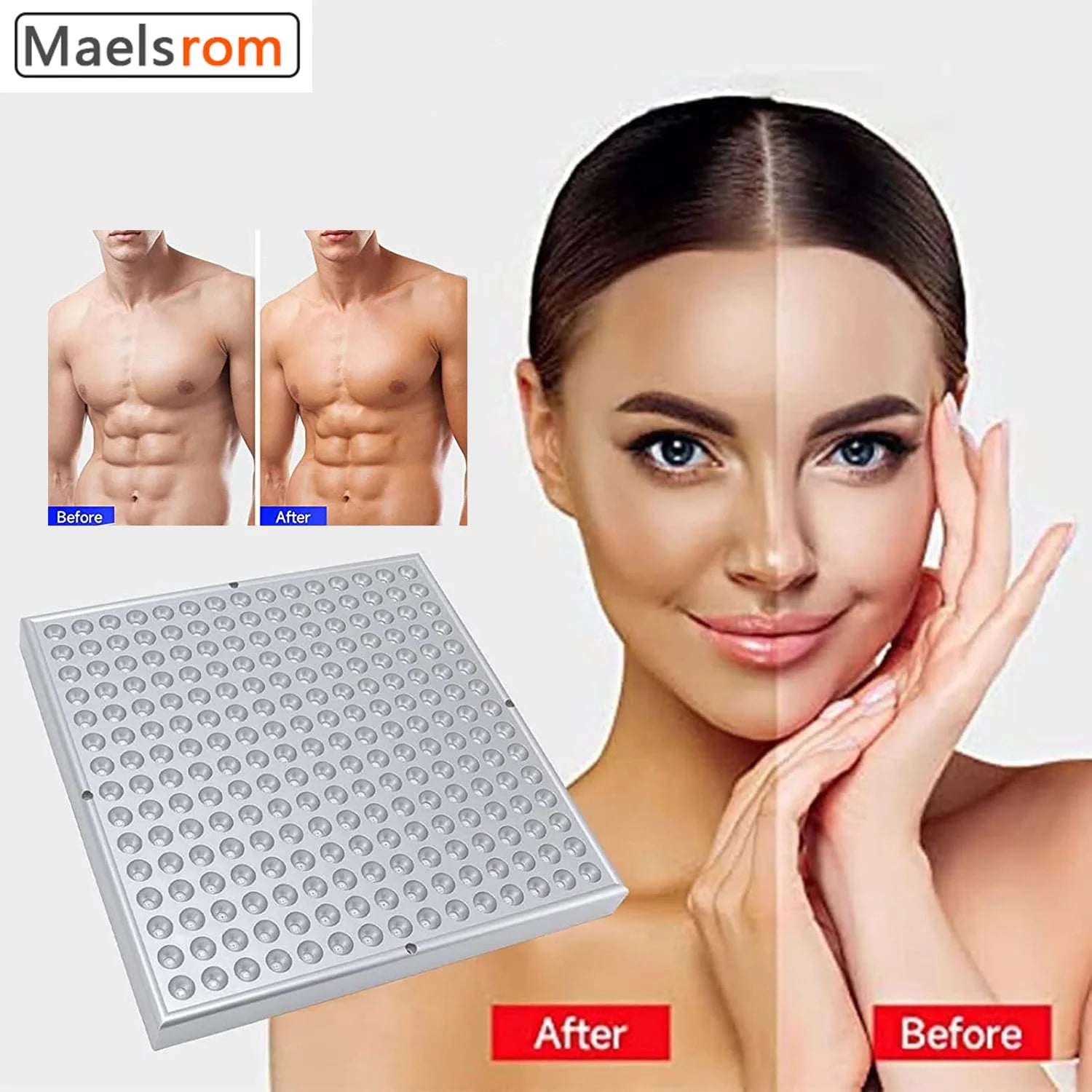 Skin Tanning Light Self Face Body 225Pcs Leds 460Nm Blue Large Area Lighting Face Lamp Hanging Use Skin Light Sun Light Machine