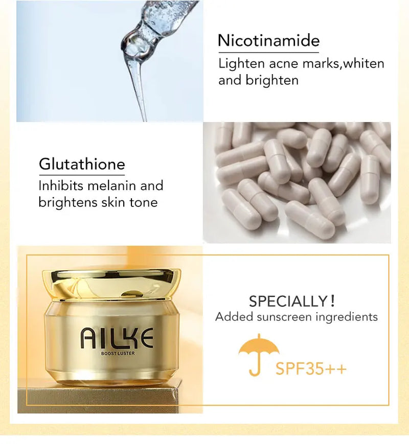 Whitening Face Care Set for All Skin Types, with Glutathione, Nicotinamide, Reduce Dark Spots, Freckles, Even Skin Tone